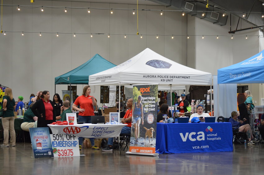 Local vendors at the 2023 RexRun on Aug. 26, 2023, at the Arapahoe County Fairgrounds.